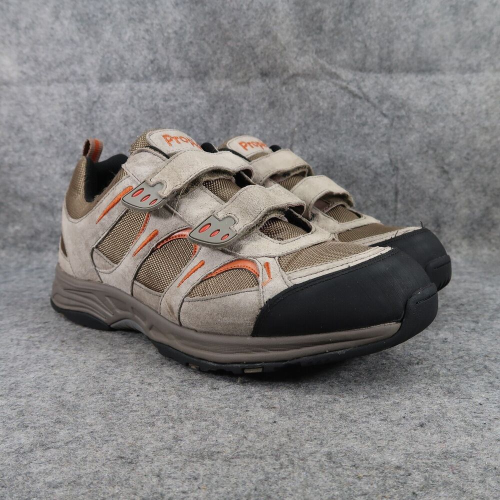 Propet Shoes Mens 11.5 Sneakers Athletic Comfort Connelly Strap Slip On Walking